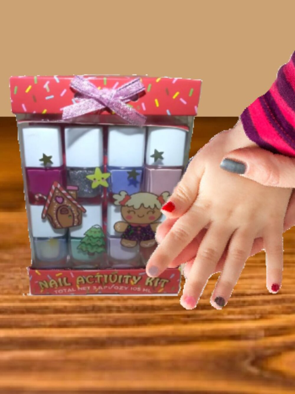 Girls Bundle Nail Activity Kit with Gems and Stickers
